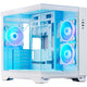 Chieftec visio midi tower behuizing (wit | 2x usb-a | 1x usb-c | rgb | tempered glass)