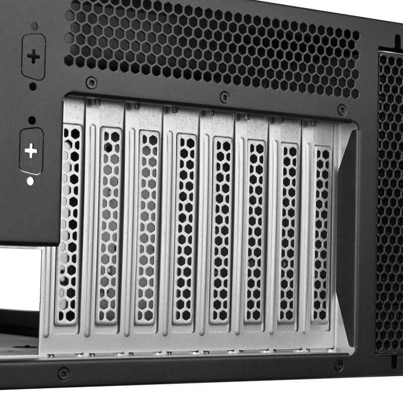 Afbeelding laden in galerijviewer, Silverstone rm46-502-i rack behuizing (zwart)
