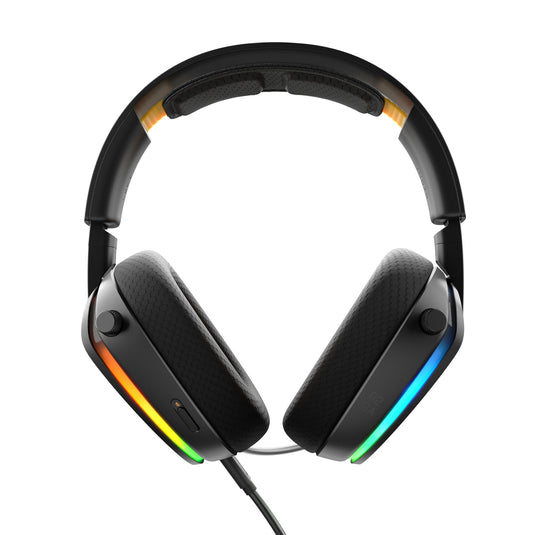 Glorious ghs eternal rgb - stereo rgb gamingheadset over-ear gaming headset (zwart, pc, ps5, ps4, switch, usb-c)