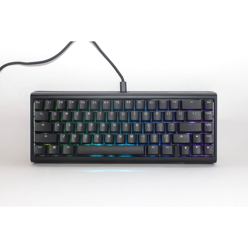 Afbeelding laden in galerijviewer, Ducky projectd tinker 65 met qmk via rgb mechanisch toetsenbord (zwart, us lay-out (qwerty), cherry mx red, 65%, rgb leds, double-shot pbt, hot-swappable, gasket mount)

