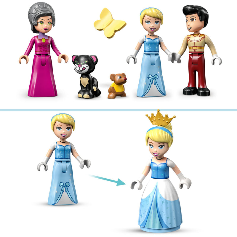 Afbeelding laden in galerijviewer, Lego disney princess - het kasteel van assepoester en de knappe prins constructiespeelgoed (43206)
