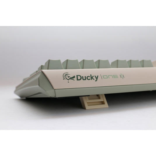 Ducky one 3 matcha, toetsenbord (crème groen, us lay-out, cherry mx brown, pbt double shot, hot swap)