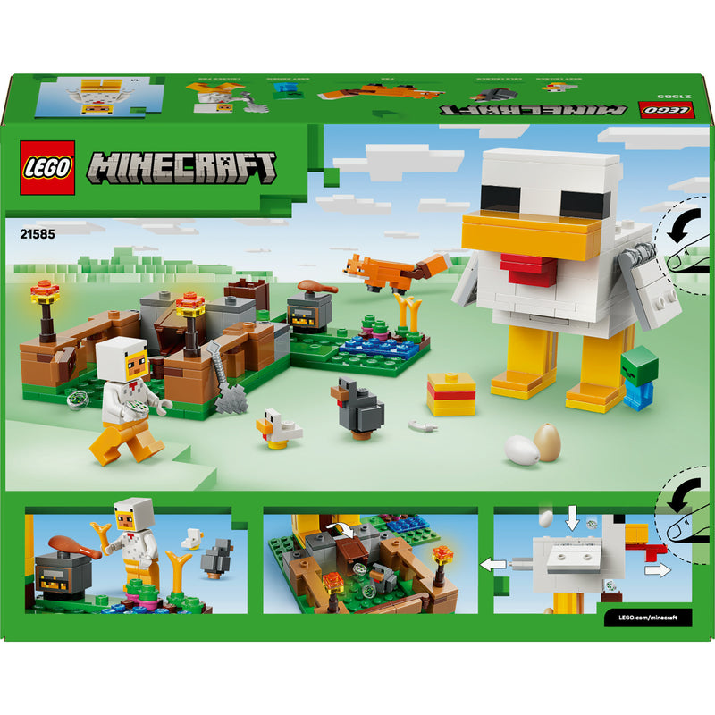 Afbeelding laden in galerijviewer, Lego minecraft kippenboerderij dieren speelgoed voor kinderen - 21585
