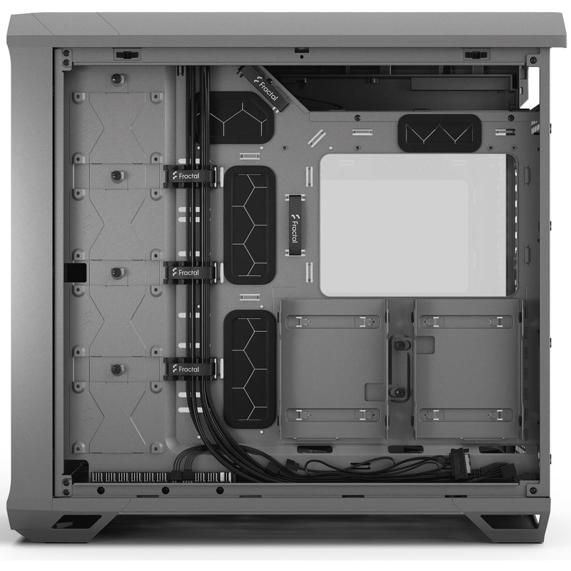 Afbeelding laden in galerijviewer, Fractal design torrent gray tg light tint midi tower behuizing (grijs | 2x usb-a | 1x usb-c | tempered glass)
