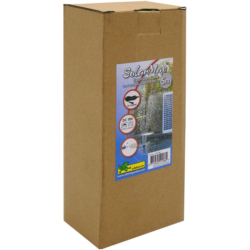 Afbeelding laden in galerijviewer, Ubbink verlengkabel (zwart, 5 meter)
