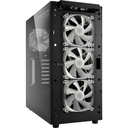 Sharkoon tg5 pro rgb midi tower behuizing (zwart | 4x usb-a | rgb | tempered glass)
