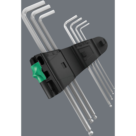 Wera 3950 pkl 9 stiftsleutelset, metrisch, rvs, 9 -delig - 1 stuk(s) - 05022720001
