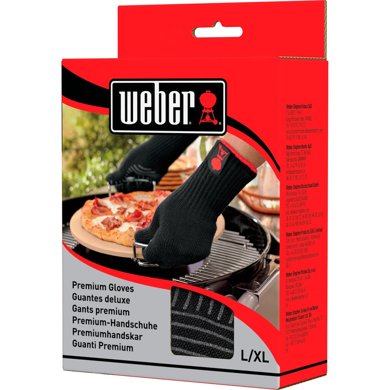 Afbeelding laden in galerijviewer, Weber premium handschoenen (zwart, maat l xl)
