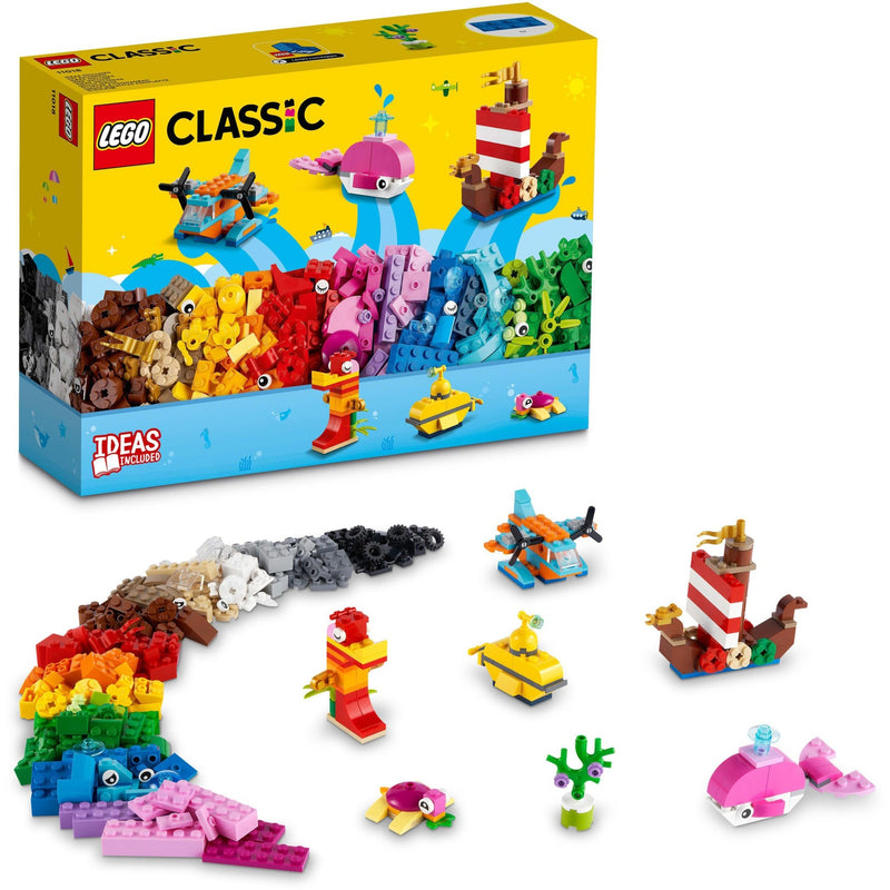 Afbeelding laden in galerijviewer, Lego classic - creatief zeeplezier constructiespeelgoed (11018)
