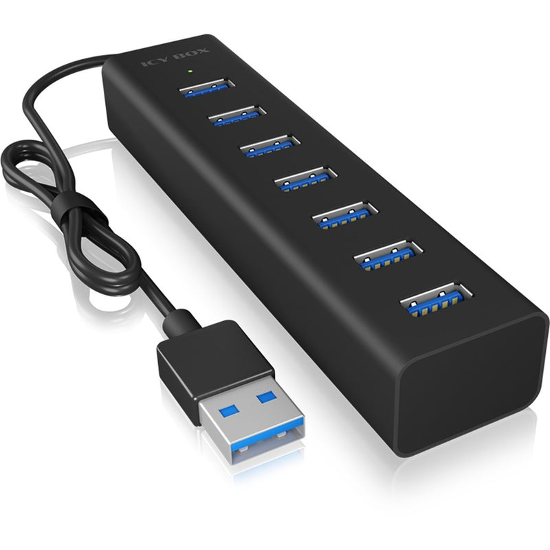 Afbeelding laden in galerijviewer, Icy box ib-hub1700-u3 usb-hub (zwart)
