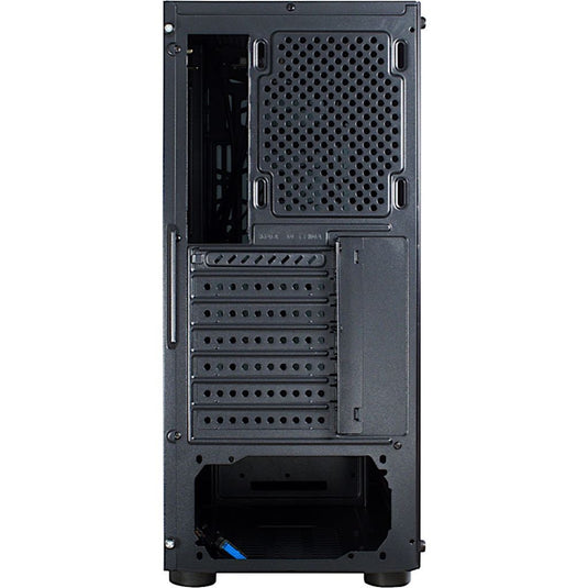 Inter-tech cxc2 midi tower behuizing (zwart | 3x usb-a | window)