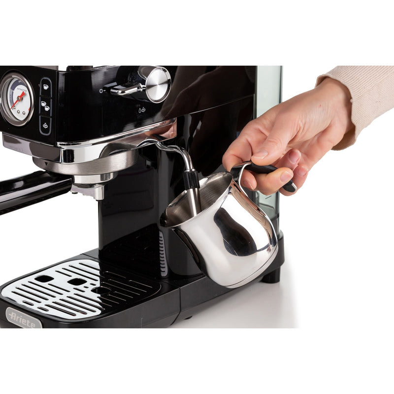 Afbeelding laden in galerijviewer, Ariete moderna espresso slim 1381 12 espressomachine (zwart)
