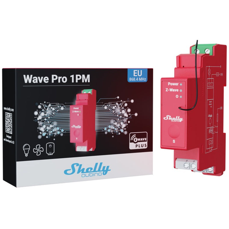 Afbeelding laden in galerijviewer, Shelly qubino wave pro 1pm relais (rood)
