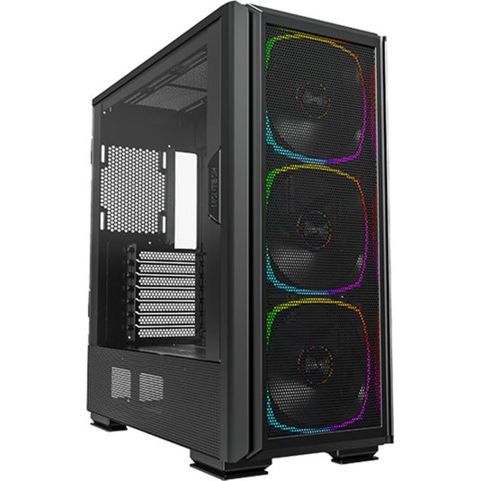 Montech sky two gx midi tower behuizing (zwart | 2x usb-a | 1x usb-c | window)