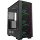 Montech sky two gx midi tower behuizing (zwart | 2x usb-a | 1x usb-c | window)