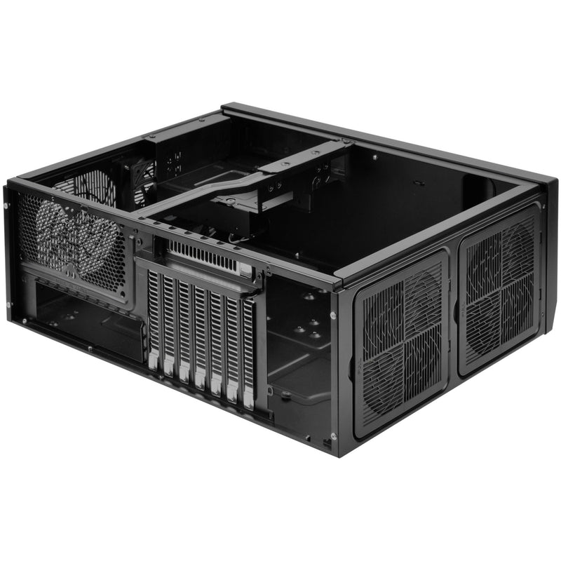 Afbeelding laden in galerijviewer, Silverstone sst-gd09b-c htpc behuizing (zwart | 1x usb-a | 1x usb-c)
