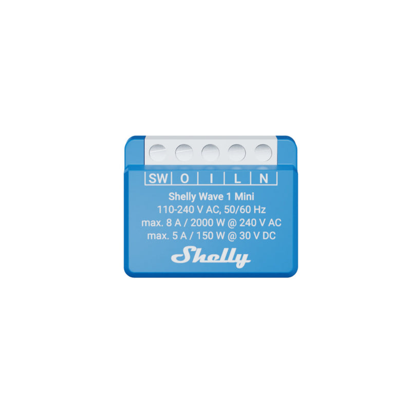 Afbeelding laden in galerijviewer, Shelly wave 1 mini lr (eu) relais (blauw, z-wave)
