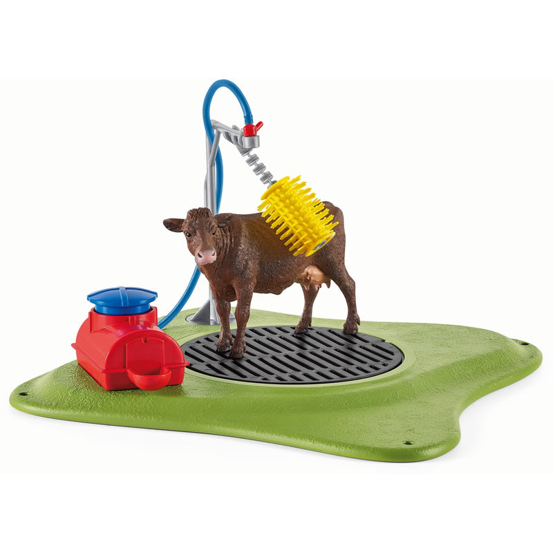 Afbeelding laden in galerijviewer, Schleich farm world - koe wasstation speelfiguur

