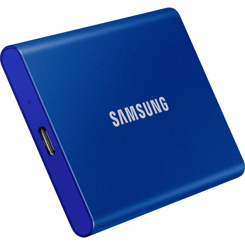 Afbeelding laden in galerijviewer, Samsung portable t7, 2 tb externe ssd (blauw, mu-pc2t0h ww, usb-a 3.2 (10 gbit s))
