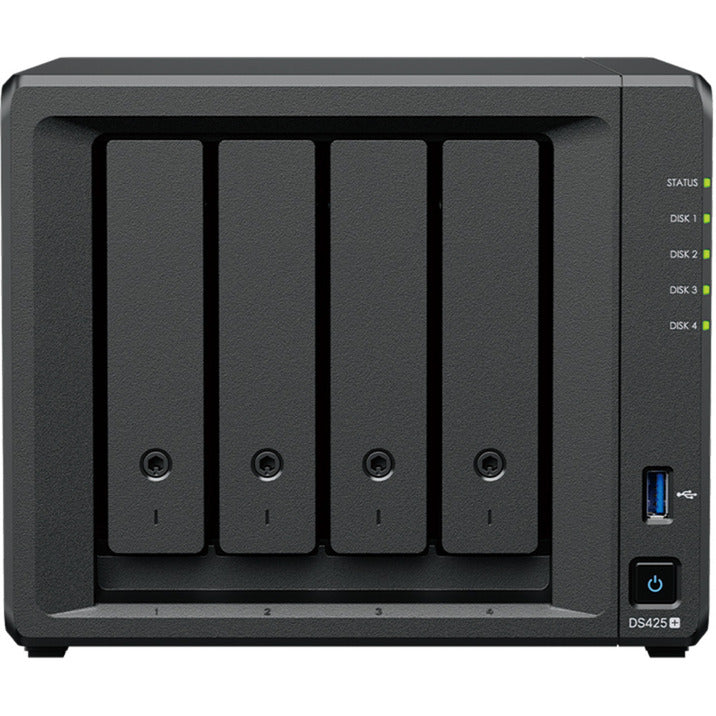 Afbeelding laden in galerijviewer, Synology diskstation ds425+ nas (zwart, 2x lan, 2x usb-a 3.2 (5 gbit s))
