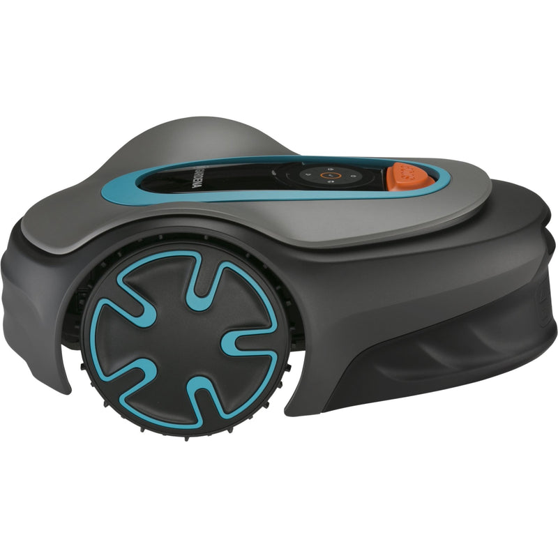 Afbeelding laden in galerijviewer, Gardena robotmaaier sileno minimo 250 (grijs turquoise, 250 m², li-ion accu + basisstation inbegrepen, bluetooth)
