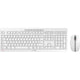Cherry stream desktop recharge draadloze desktopset (wit, eu lay-out (qwerty), sx-schaartechnologie, 100%, 2.400 dpi)