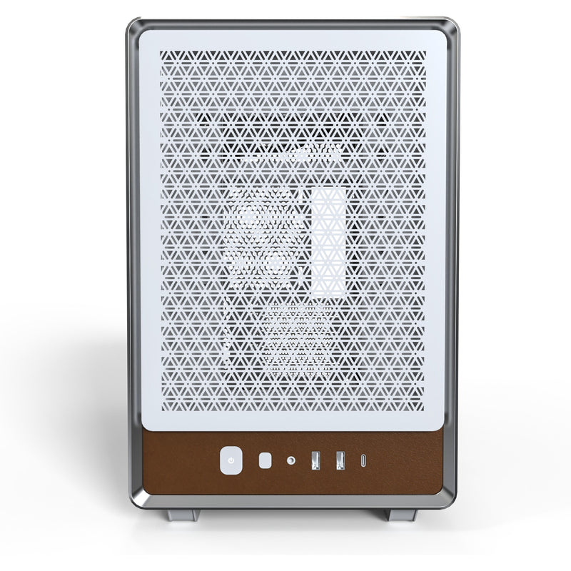 Afbeelding laden in galerijviewer, Montech heritage midi tower behuizing (wit beige | 2x usb-a | 1x usb-c)
