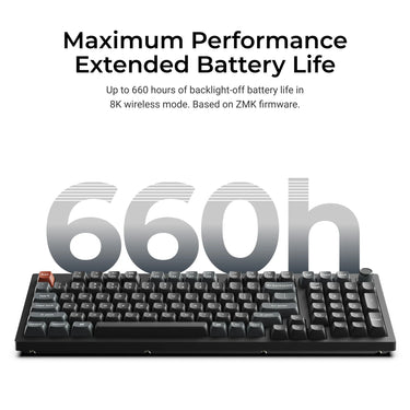 Keychron v5 ultra 8k wireless custom mechanical keyboard (zwart, us lay-out (qwerty), silk pom brown, 96%, rgb, hot swap, 2.4 ghz | bluetooth 5.3 | usb-c)