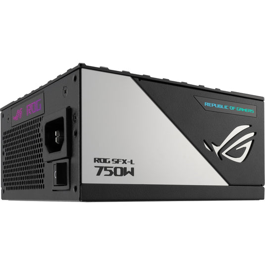 Asus rog loki sfx-l platinum modulaire 750 watt voeding (zwart, 1x 12v-2x6, 3x pcie)