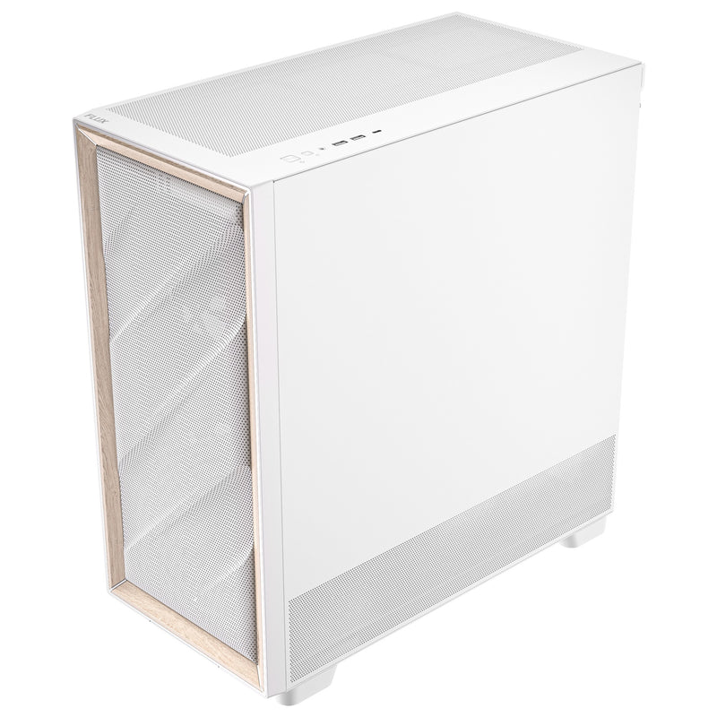 Afbeelding laden in galerijviewer, Antec flux midi tower behuizing (wit | 2x usb-a | 1x usb-c | tempered glass)
