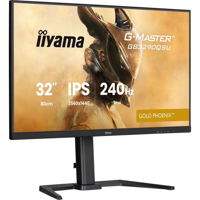 Afbeelding laden in galerijviewer, Iiyama g-master gold phoenix gb3290qsu-b1 31.5 gaming monitor (zwart (mat), 2x hdmi, displayport, 2x usb-a, 2x usb-b, 240 hz)
