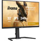 Iiyama g-master gold phoenix gb3290qsu-b1 31.5 gaming monitor (zwart (mat), 2x hdmi, displayport, 2x usb-a, 2x usb-b, 240 hz)