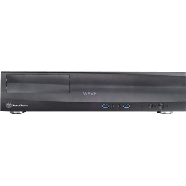 Afbeelding laden in galerijviewer, Silverstone milo ml03b desktop behuizing (zwart | 2x usb-a)
