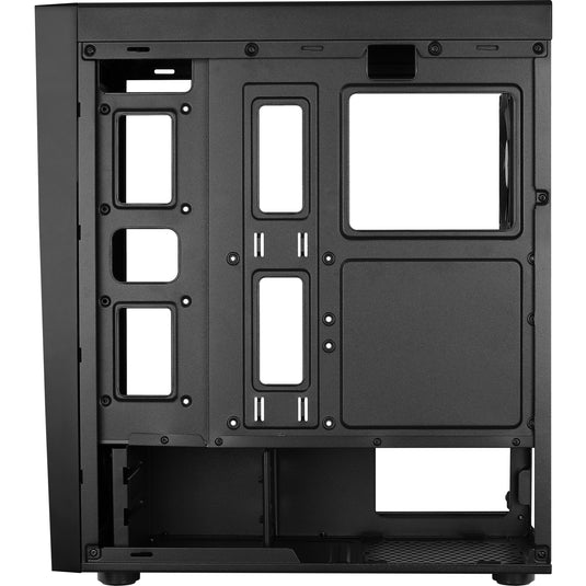 Aerocool bolt midi tower behuizing (zwart | 3x usb-a | rgb | window)