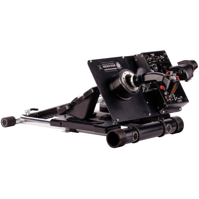 Afbeelding laden in galerijviewer, Wheel stand pro deluxe v2 thrustmaster hotas warth houder (zwart, voor thrustmaster hotas warthog, saitek x-55, x52, pro en x65)
