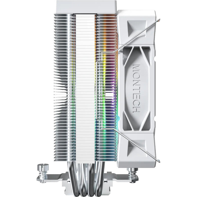 Afbeelding laden in galerijviewer, Montech nx400 argb cpu-koeler (wit, 4-pin pwm)
