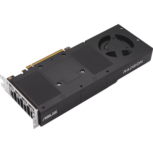 Asus radeon™ ai pro r9700 turbo grafische kaart (zwart, displayport, hdmi)