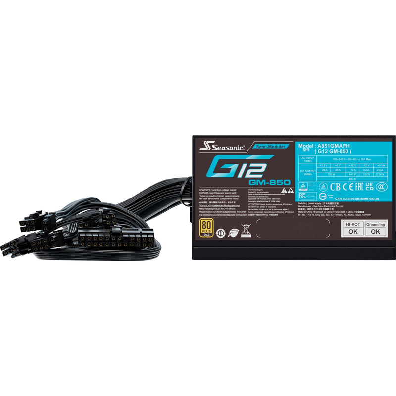 Afbeelding laden in galerijviewer, Seasonic g12 gm-850 850 watt voeding (3x pcie)
