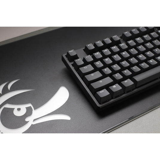 Ducky origin phantom black, toetsenbord (zwart, us lay-out, cherry mx red, hot swap, pbt double-shot keycaps)