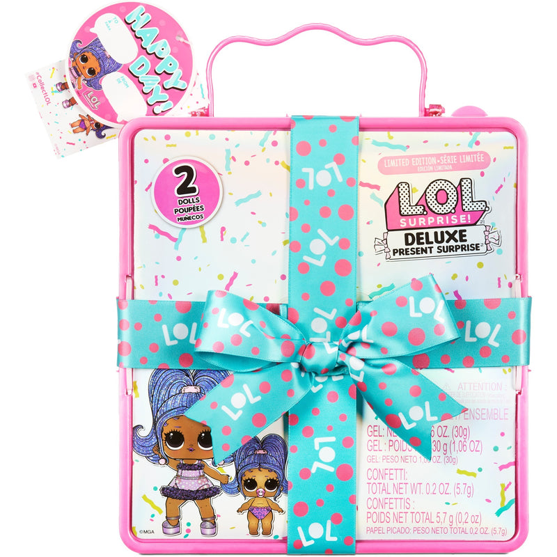 Afbeelding laden in galerijviewer, Mga entertainment l.o.l. surprise! deluxe present surprise serie 2 pyjamafeestje pop
