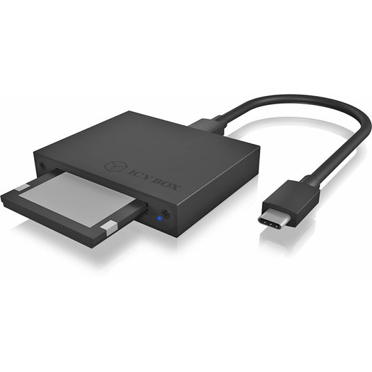 Icy box ib-cr402-c31 card reader kaartlezer (zwart, usb-c 3.2 (10 gbit s))