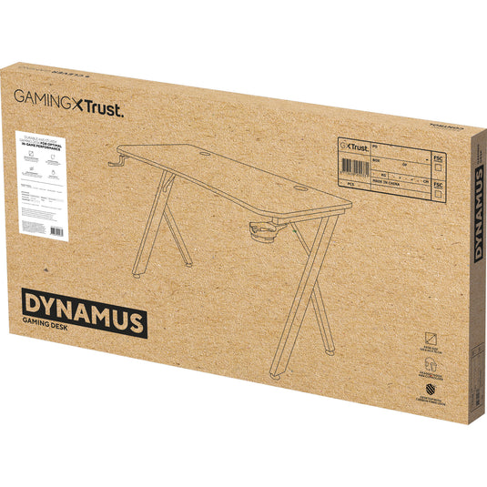 Trust gxt 712 dynamus gamingtafel gaming desk (zwart)