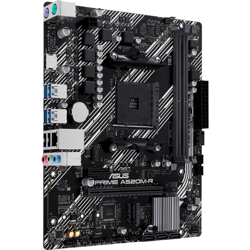 Afbeelding laden in galerijviewer, Asus prime a520m-r socket am4 moederbord (raid, gb-lan, sound, µatx)
