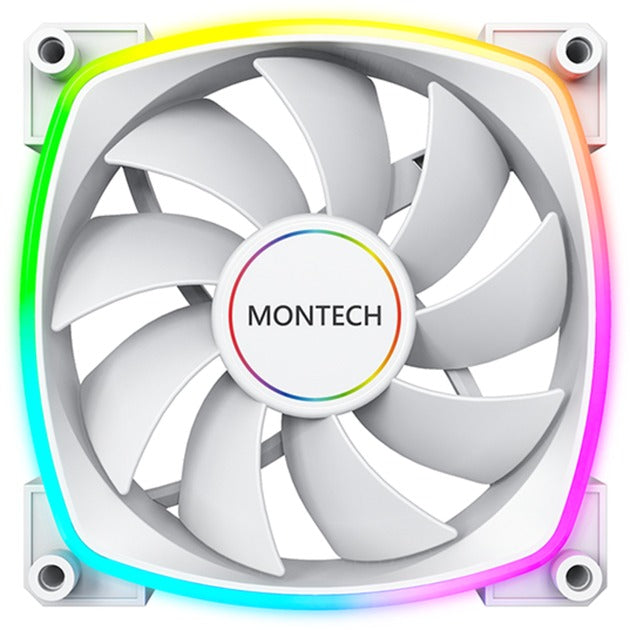 Afbeelding laden in galerijviewer, Montech ax140 fan pwm rgb case fan (wit, 140 x 140 x 25 mm)
