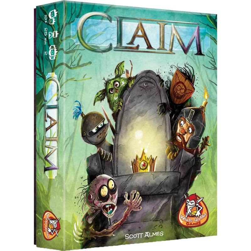 Afbeelding laden in galerijviewer, White goblin games claim kaartspel (nederlands, 2 spelers, 25 minuten, vanaf 10 jaar)

