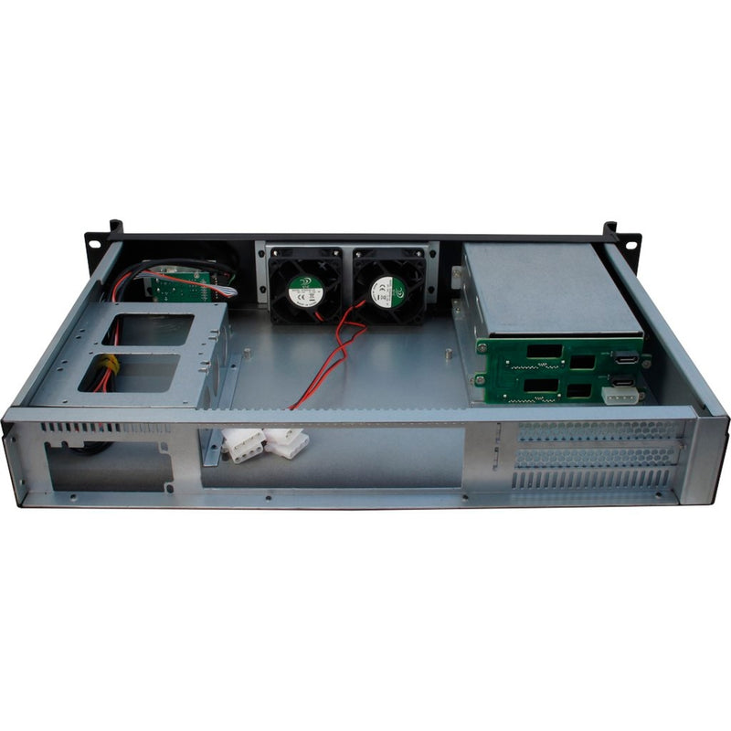 Afbeelding laden in galerijviewer, Inter-tech 1.5u-1528l rack behuizing (zwart | 2x usb-a)
