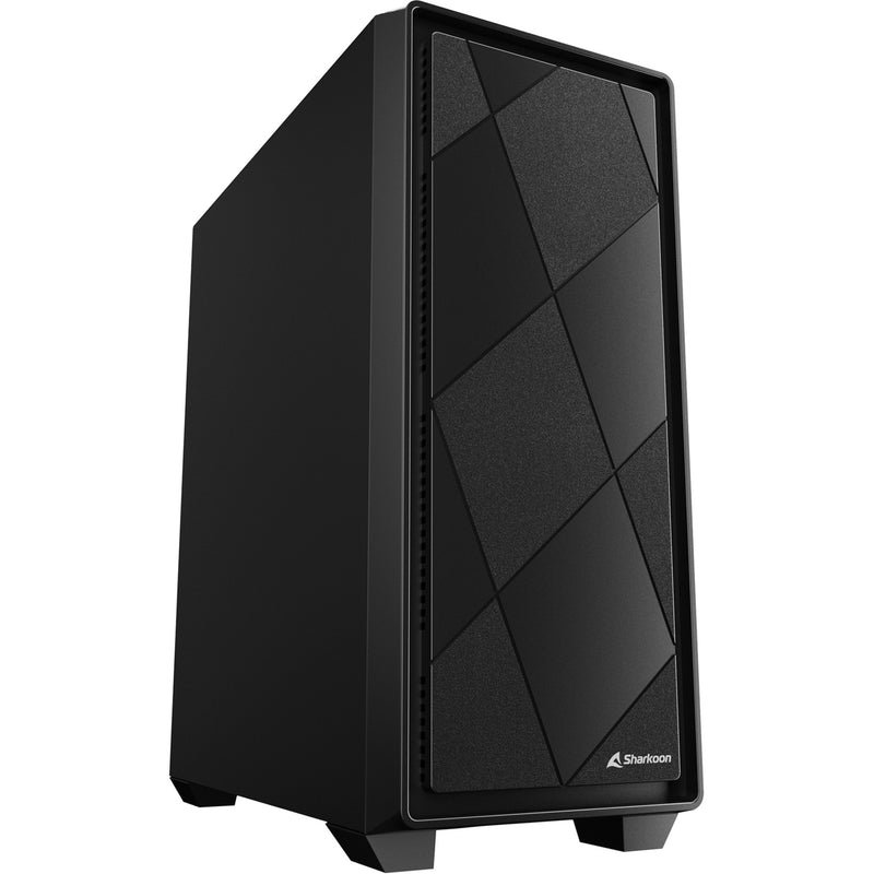 Afbeelding laden in galerijviewer, Sharkoon vs8 black midi tower behuizing (zwart | 3x usb-a)
