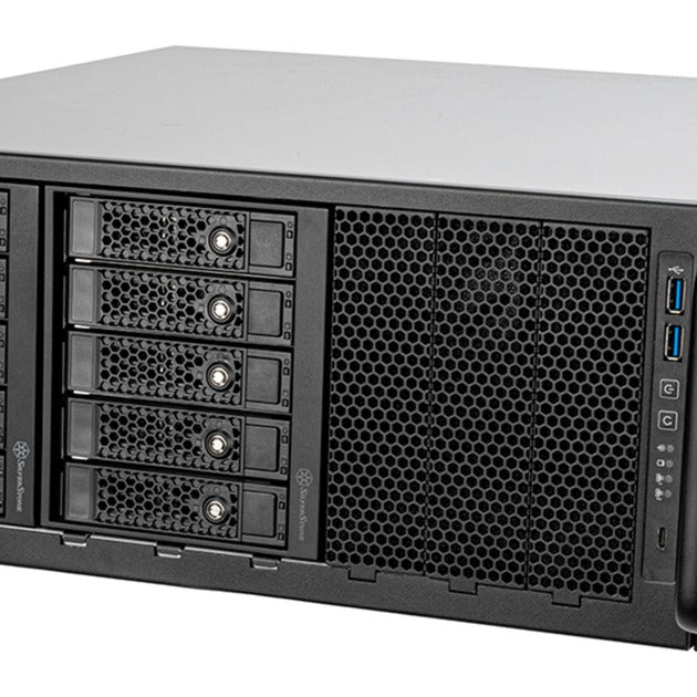 Afbeelding laden in galerijviewer, Silverstone rm45-360 server behuizing (zwart)
