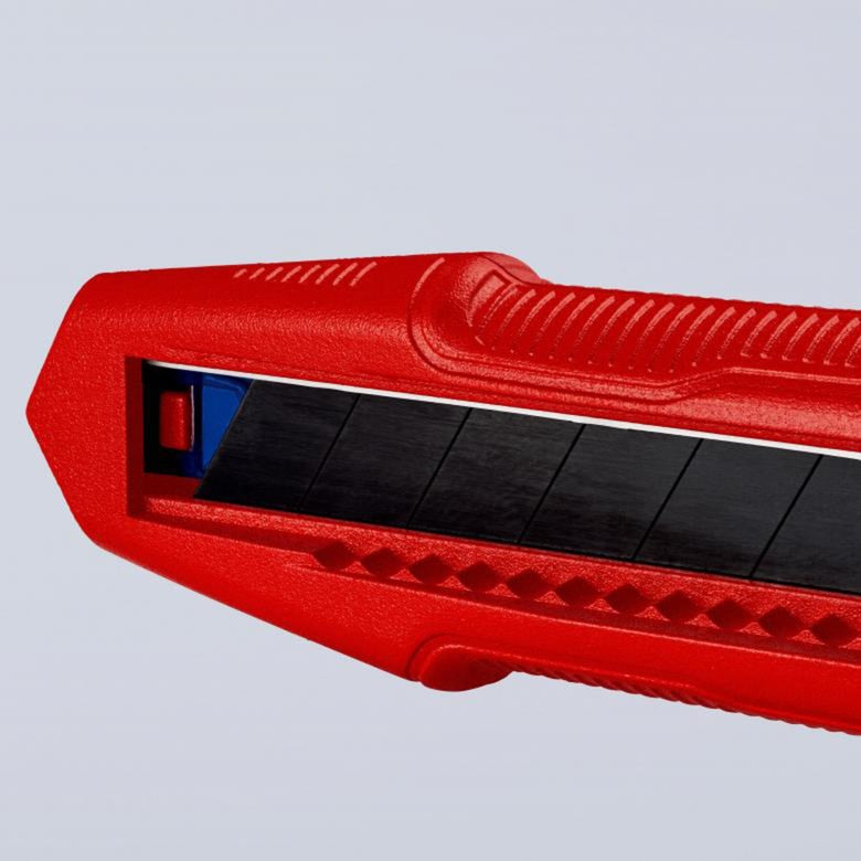 Afbeelding laden in galerijviewer, Knipex cutix universele mes stanleymes (rood blauw, incl. 2 mesbladen)
