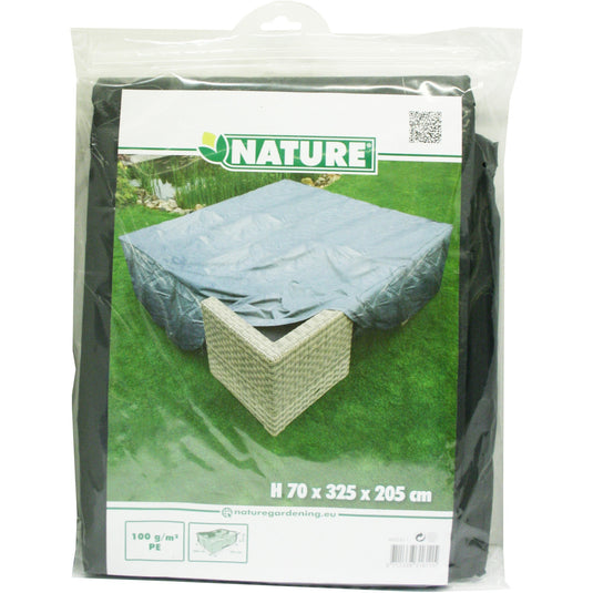 Nature tuinmeubelafdekhoes voor loungeset afdekking (grijs, 6031611)